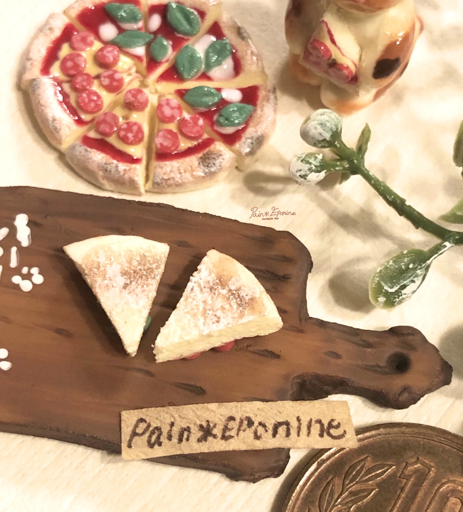 【ミニチュア】選べる2種のカットピザ