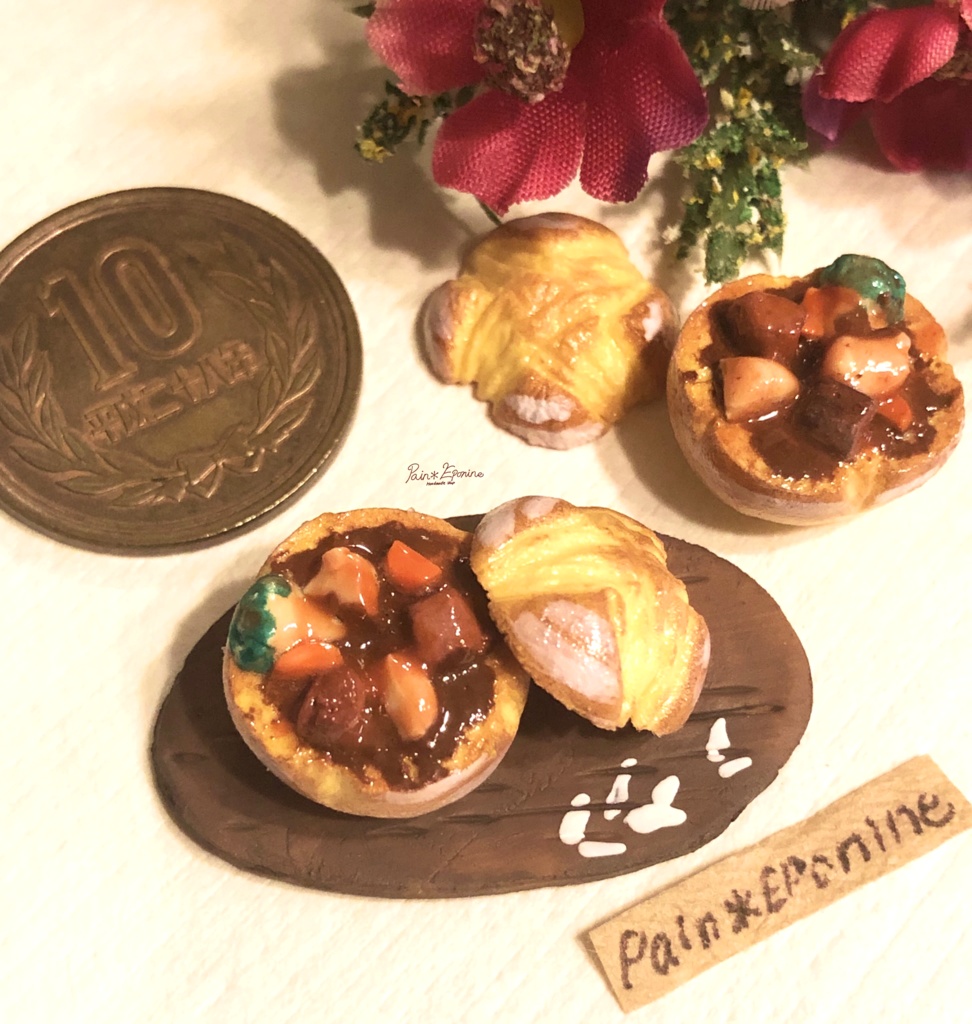 【ミニチュア】ビーフシチューパンセット