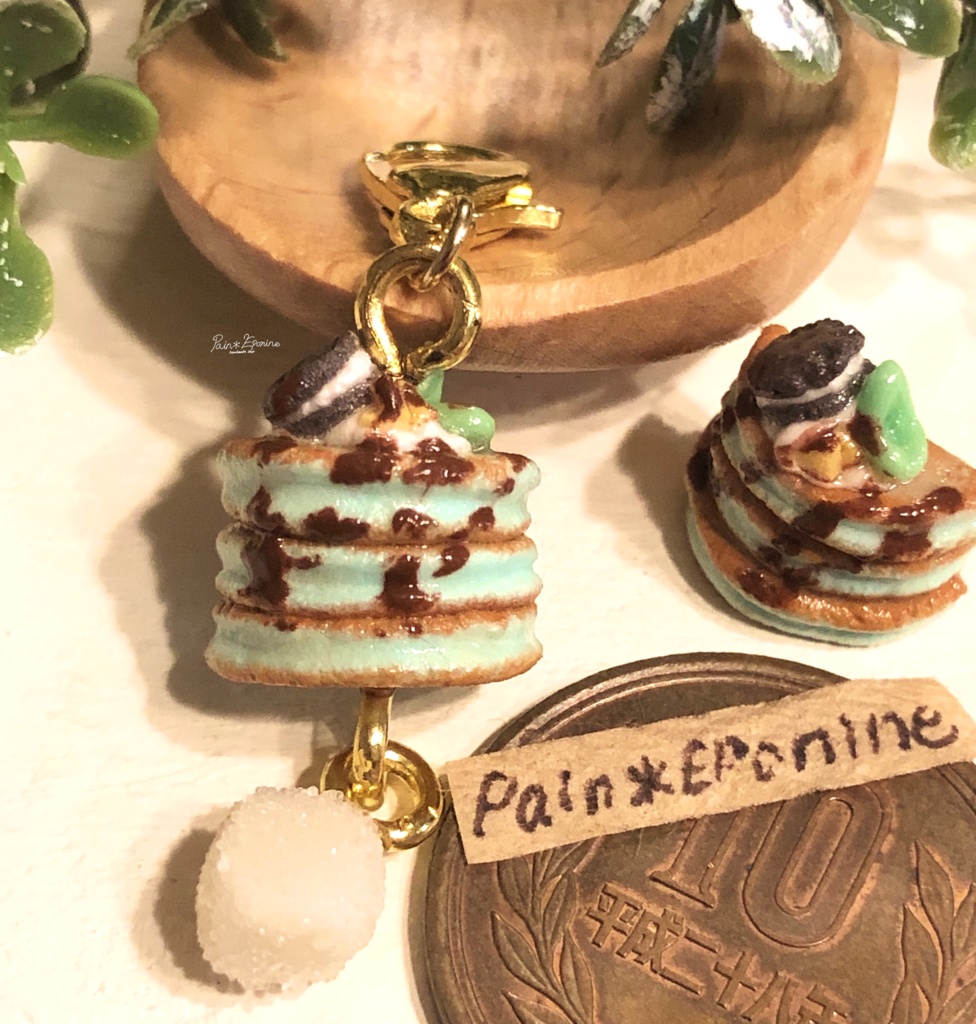 チョコミントパンケーキ(オレオ)チャーム