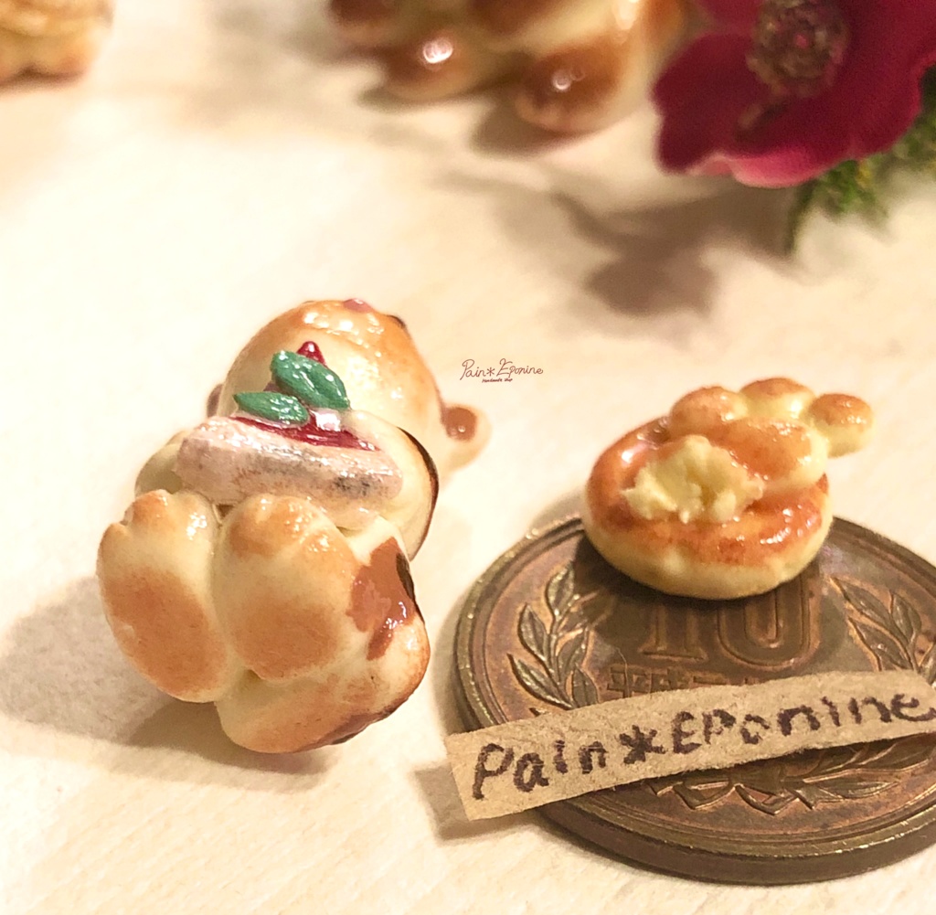 【*受注制作】食いしん坊な仔猫パン:三毛(マルゲリータ)