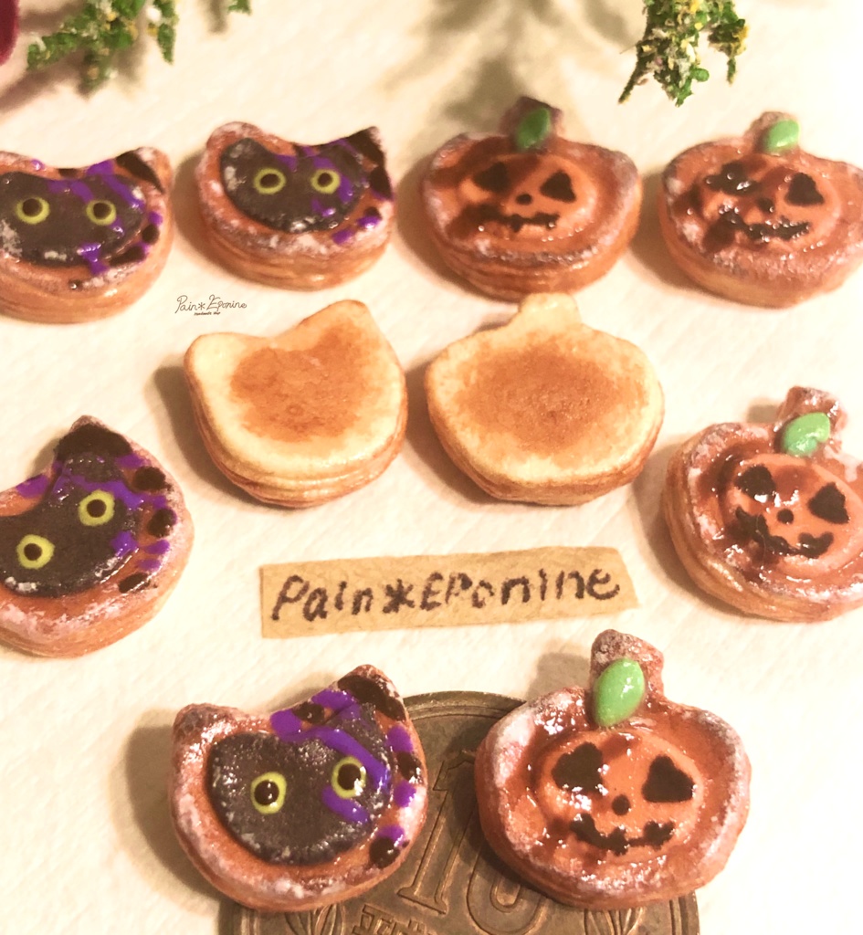 【ミニチュア】選べるハロウィンデニッシュ