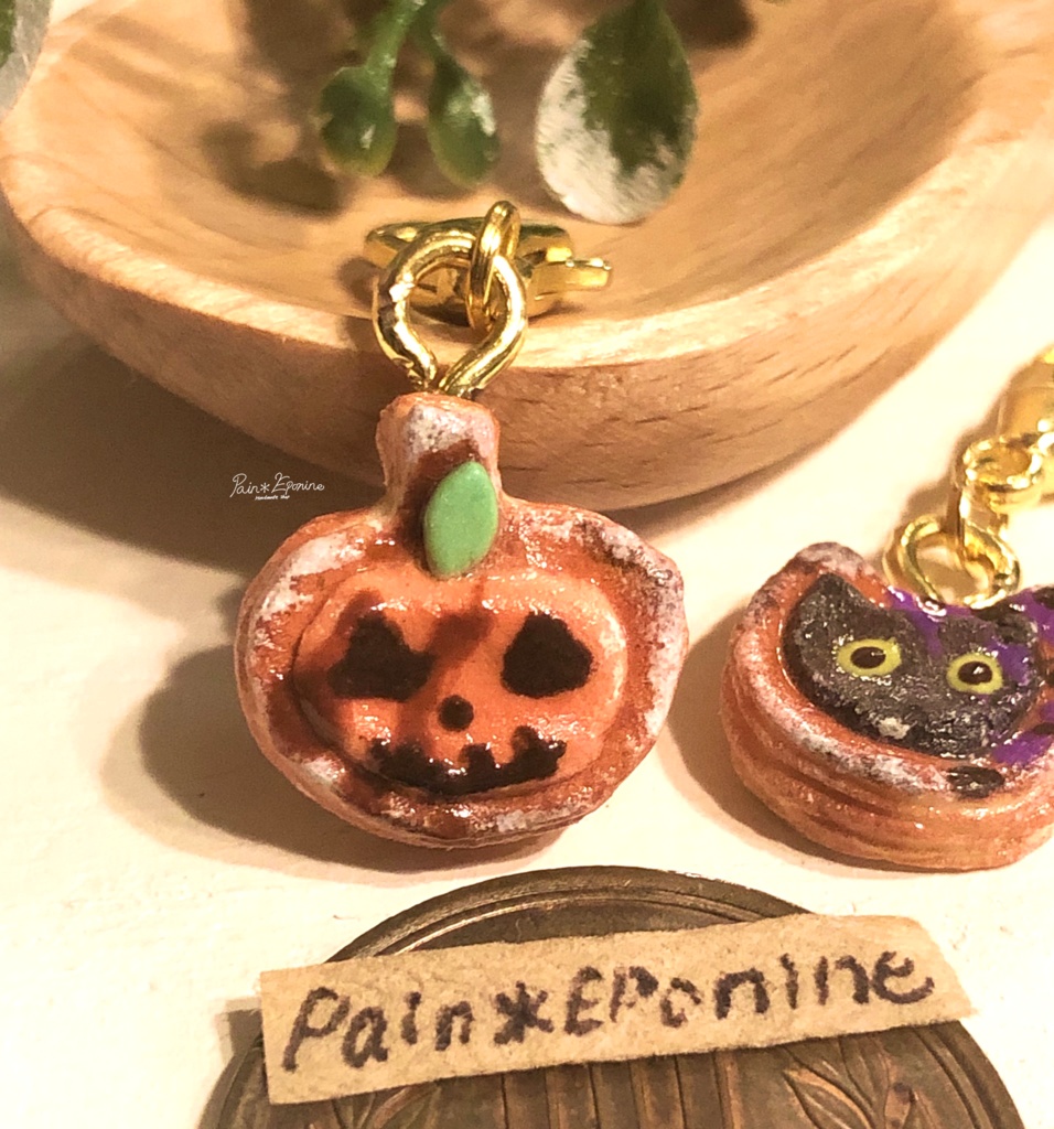 【ジャックオランタン】ハロウィンデニッシュチャーム
