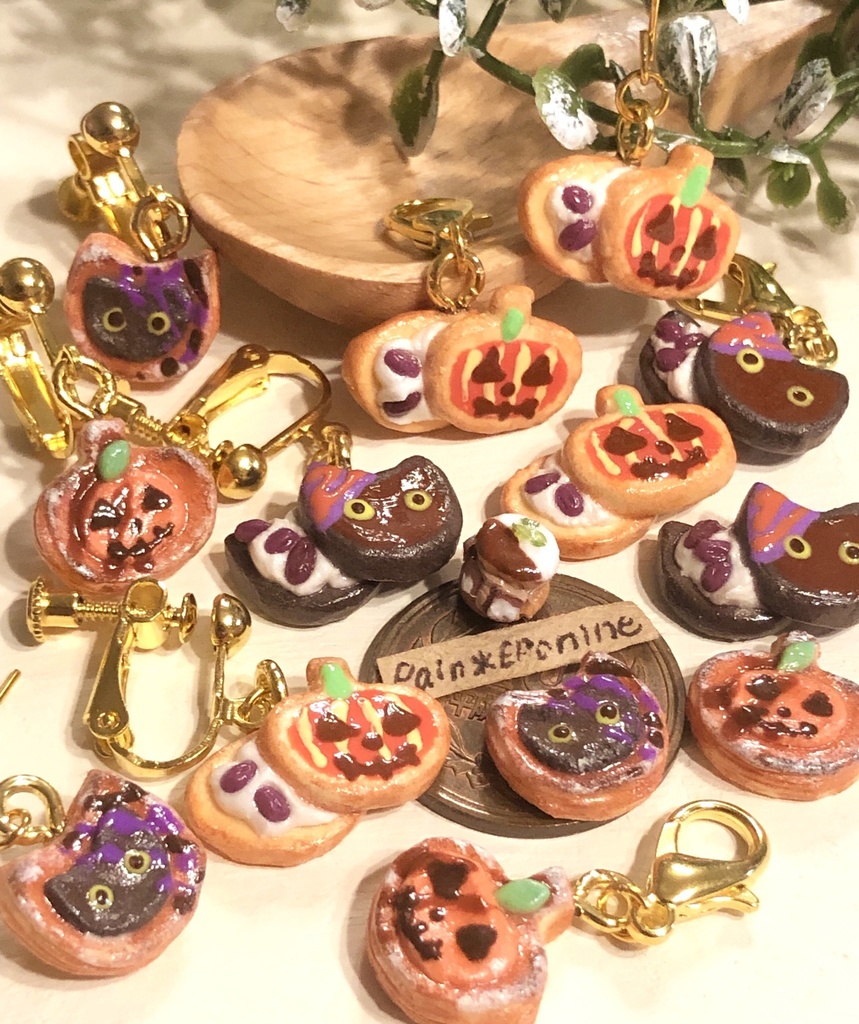 【ミニチュア】選べるハロウィンレーズンバターサンド