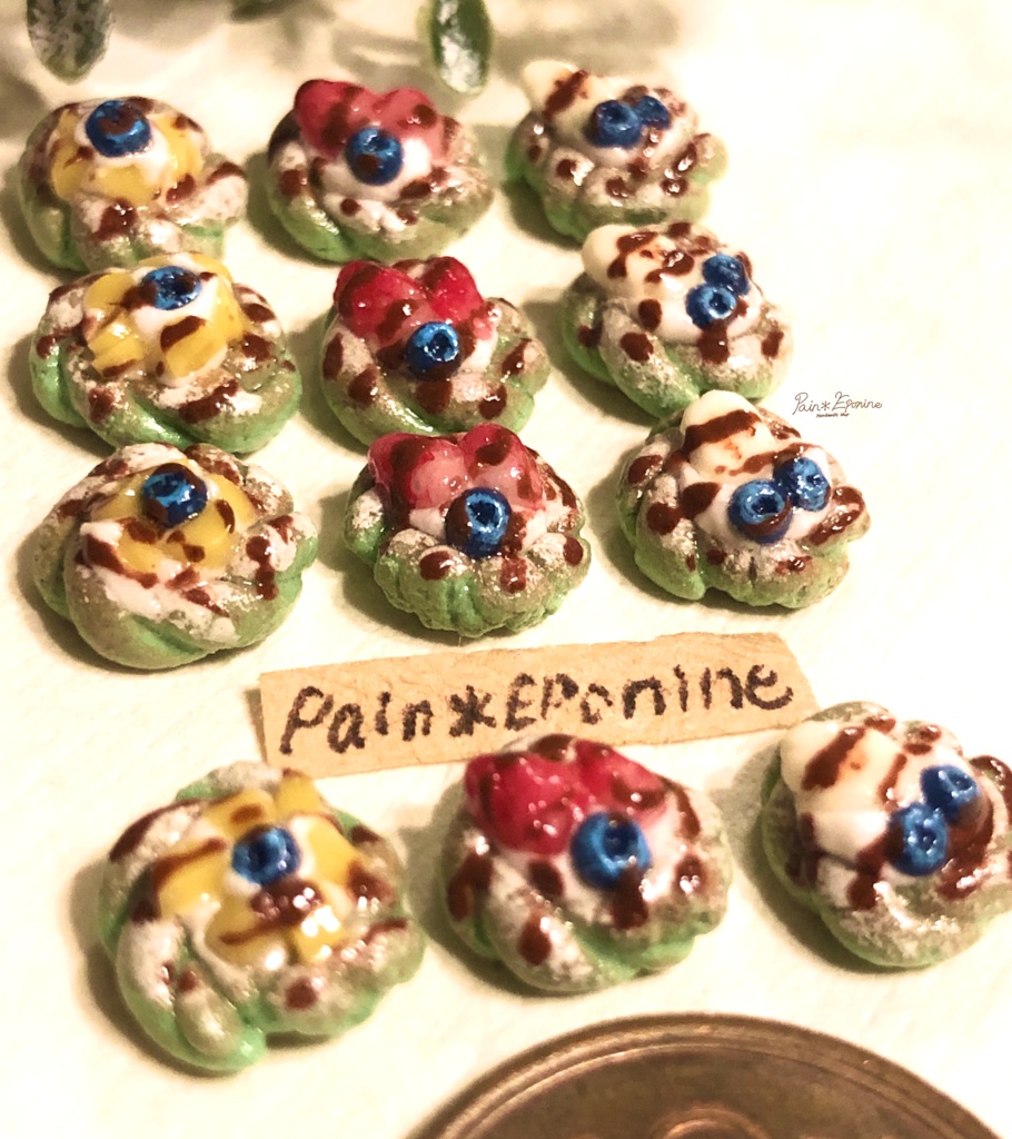 【ミニチュア】選べる抹茶のフルーツねじりパン