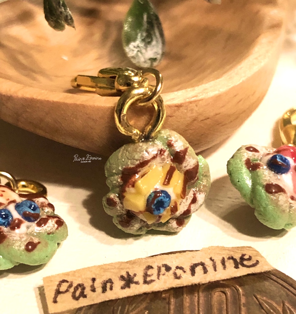 【選べる】抹茶のフルーツねじりパンチャーム