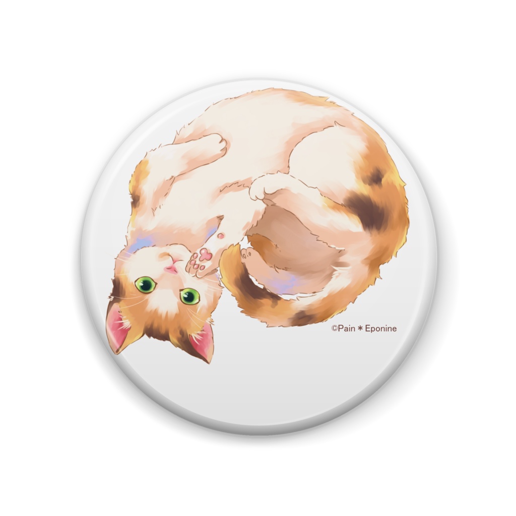 三毛猫ごろ～ん缶バッジ(57mm/38mm)