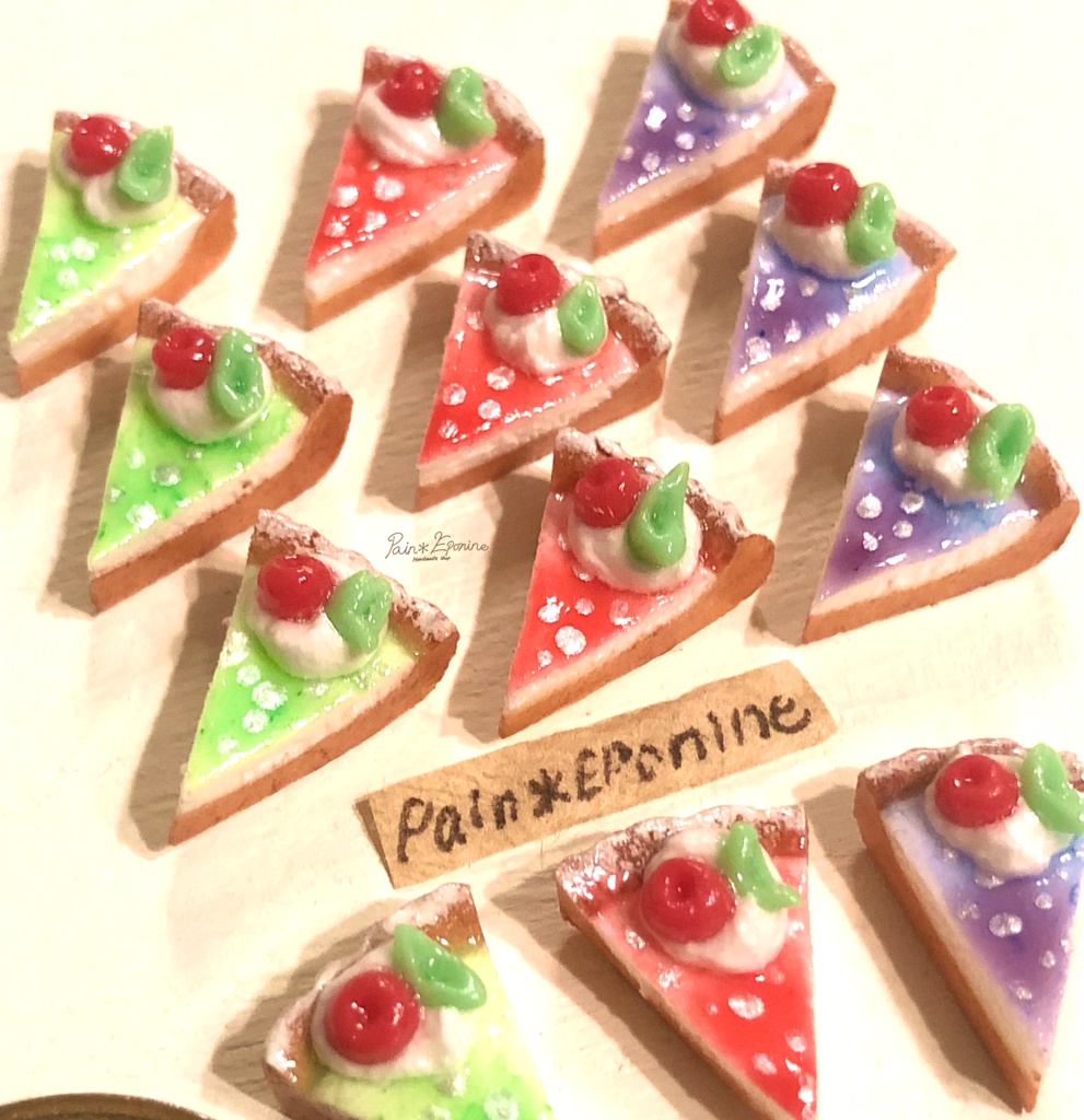 【ミニチュア】ソーダみたいなレアチーズタルト