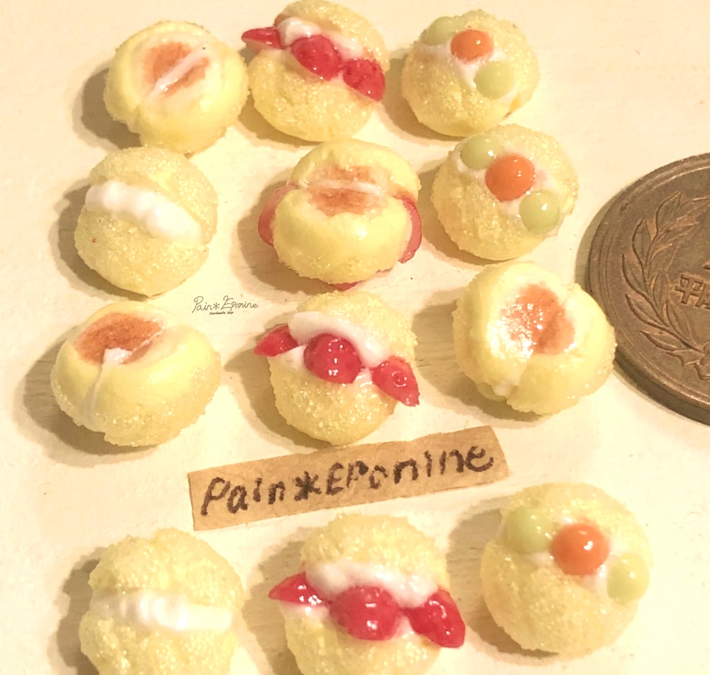 【ミニチュア】メロンパンサンド