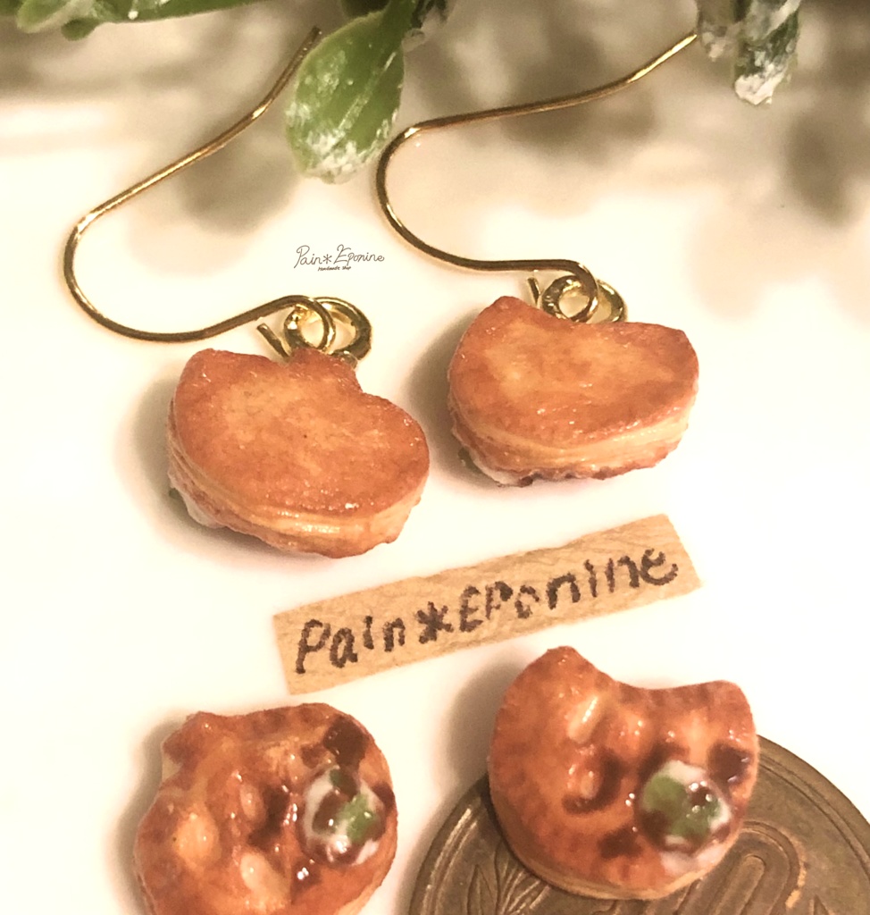 【片耳】パンプキンパイピアス