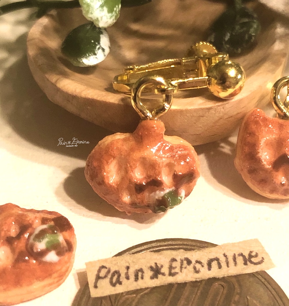 【片耳】パンプキンパイイヤリング