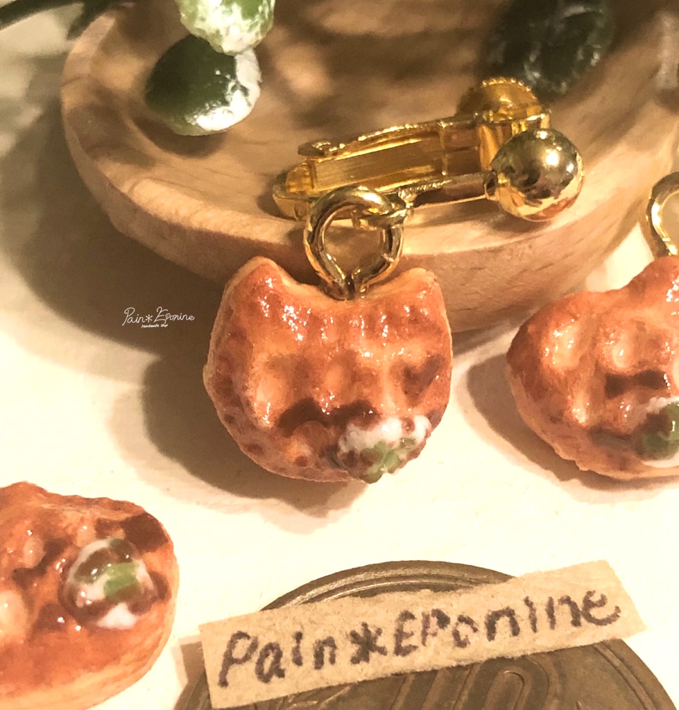 【片耳】パンプキンパイイヤリング