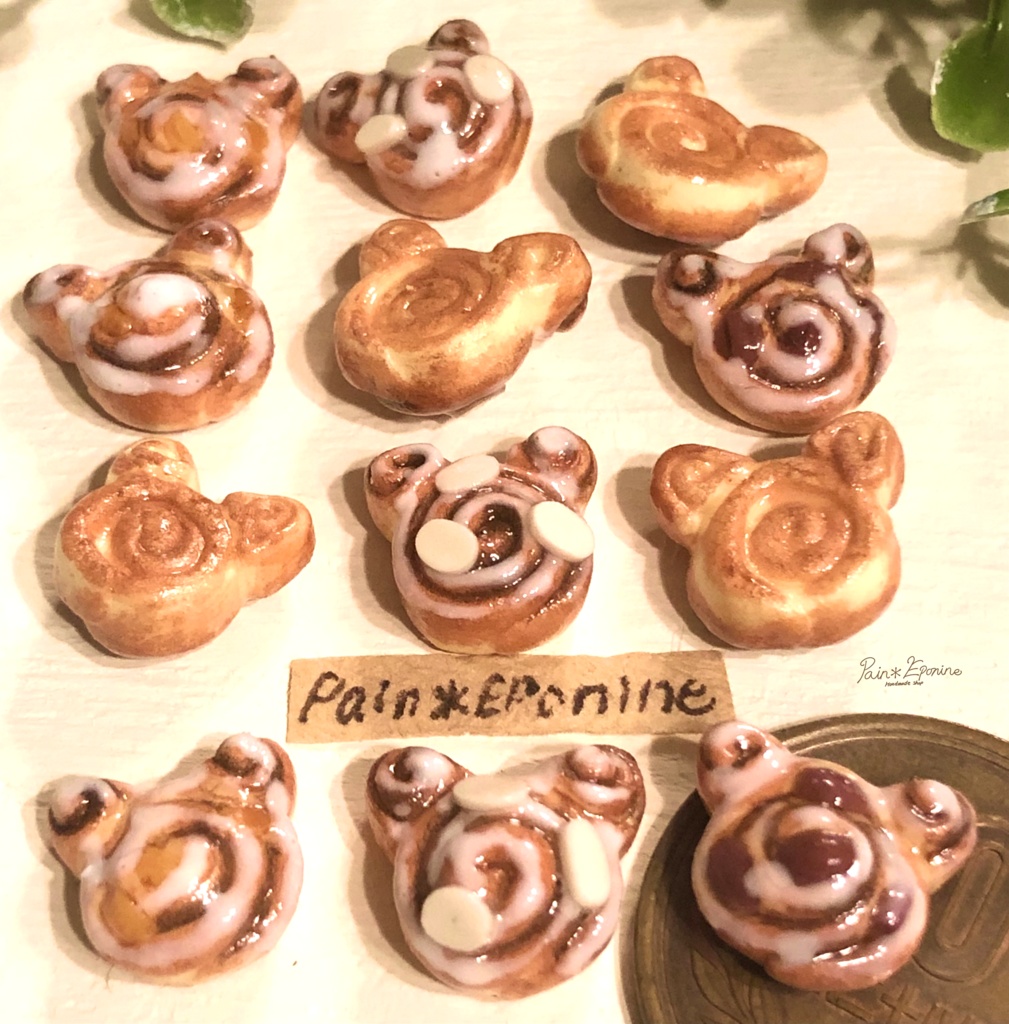 【ミニチュア】にゃんこシナモンロール