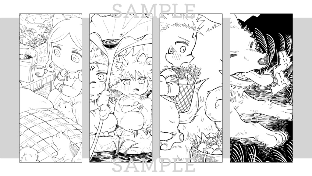 【再販】きつねすくなとりすめぐみ