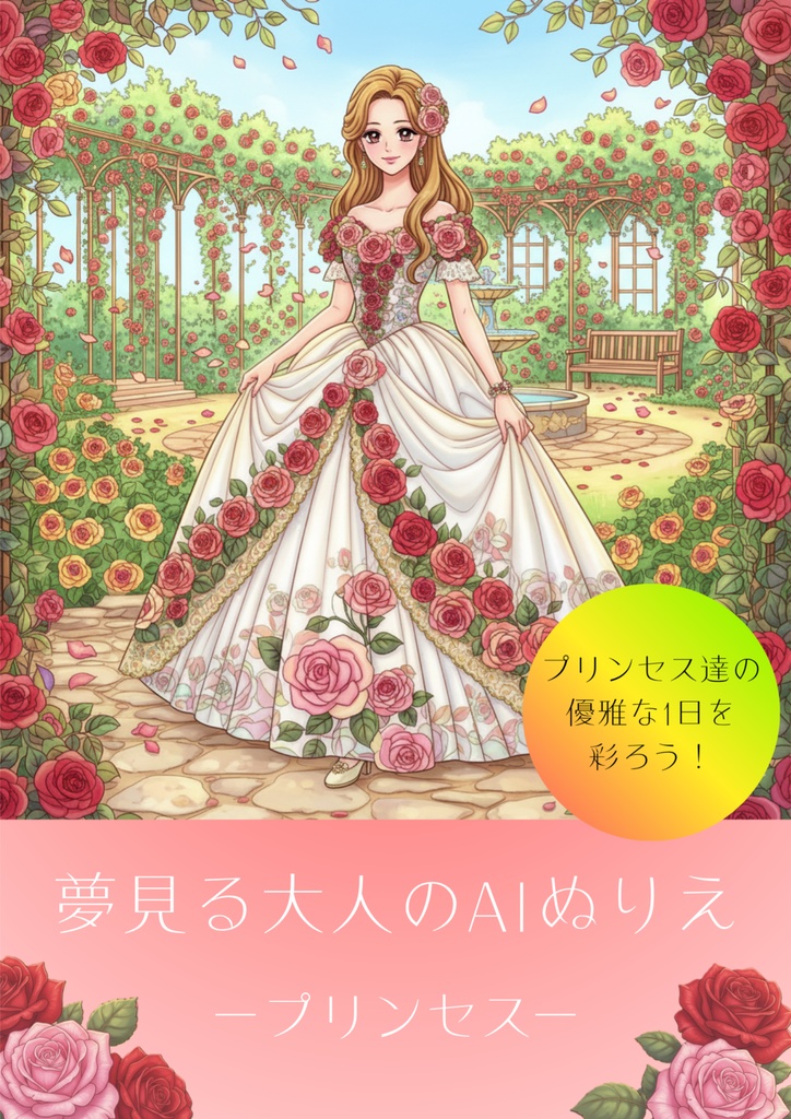 夢見る大人のAIぬりえ-プリンセス-