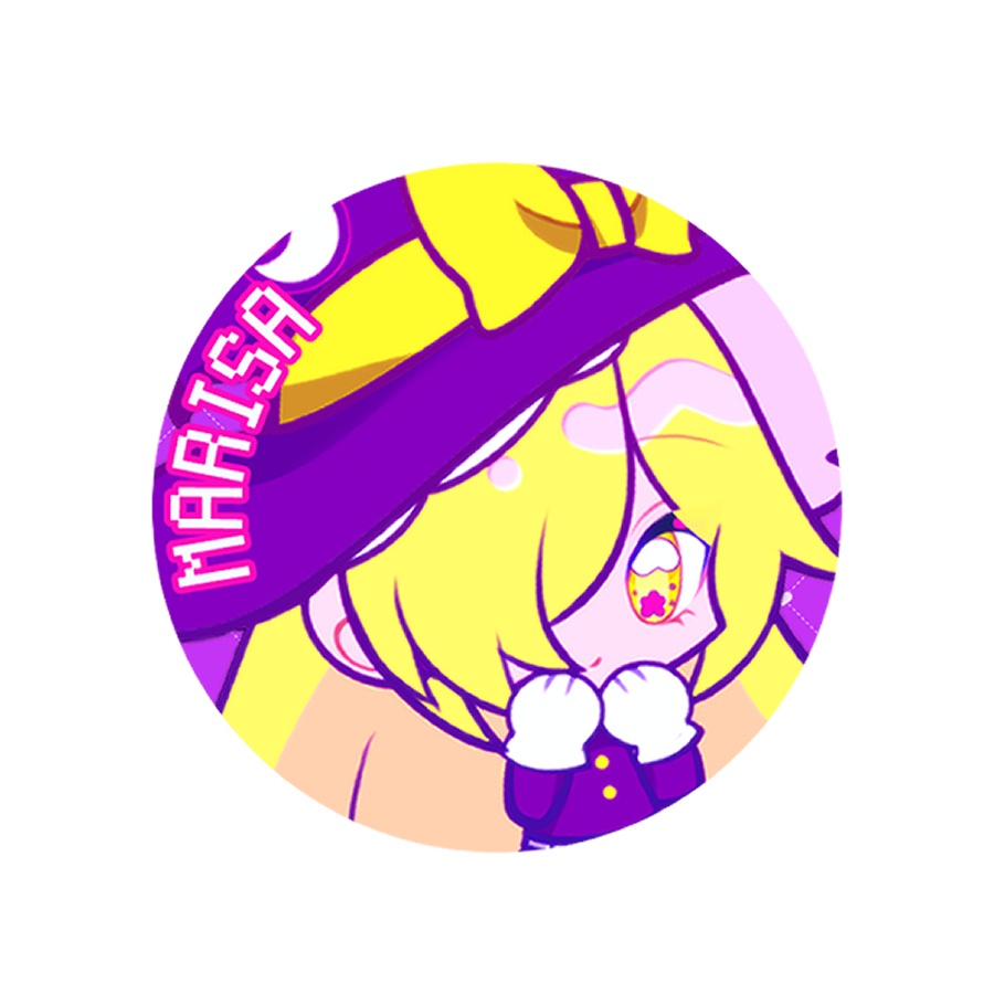 東方旧作　魔理沙　缶バッチ