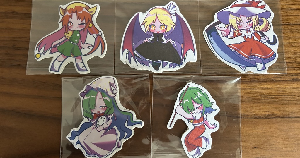 ステッカー5枚セット
