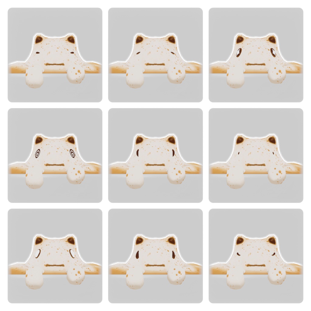 【MA対応】「ラテアートAkyo」追加機能セット【VRCアバターギミック】