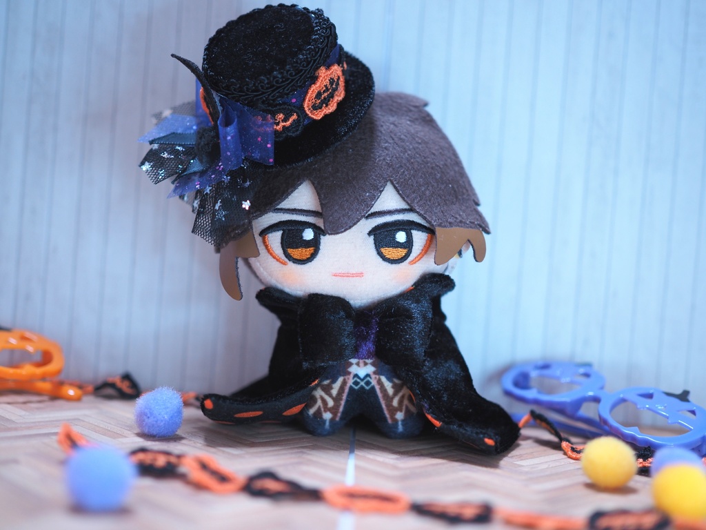 ハロウィンハット&ケープ(黒)