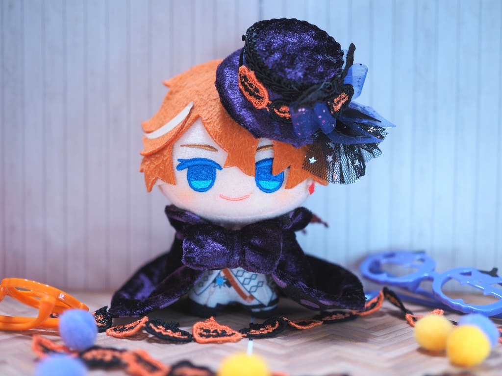 ハロウィンハット&ケープ(紫)