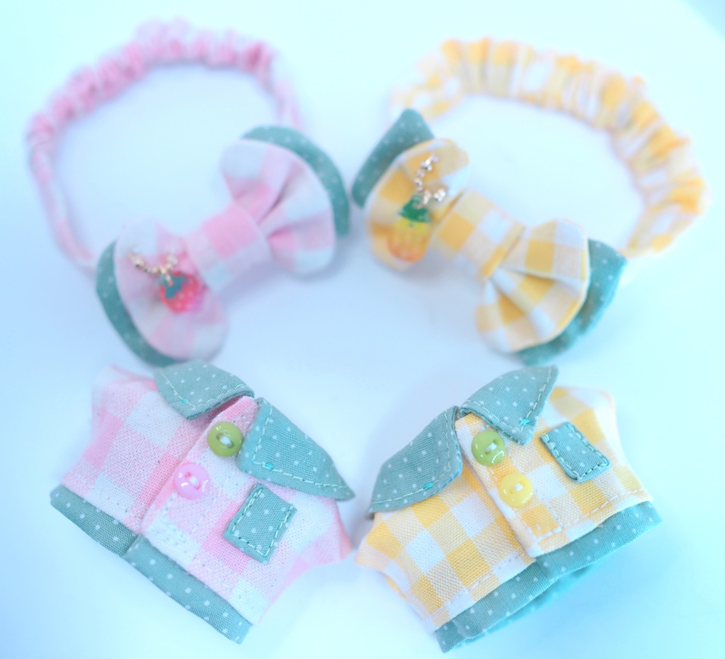 指人形ぬいちゃんフルーツシャツセット