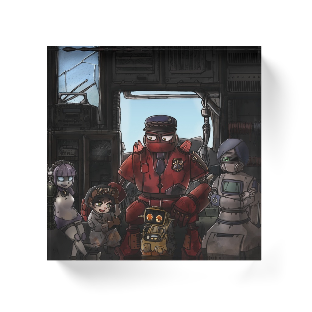 人形町ラプソディ アクリルブロック正方形