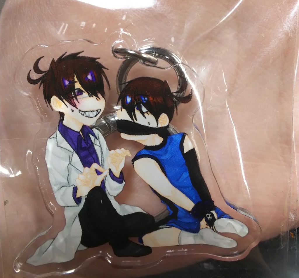 保バスアクリルキーホルダー