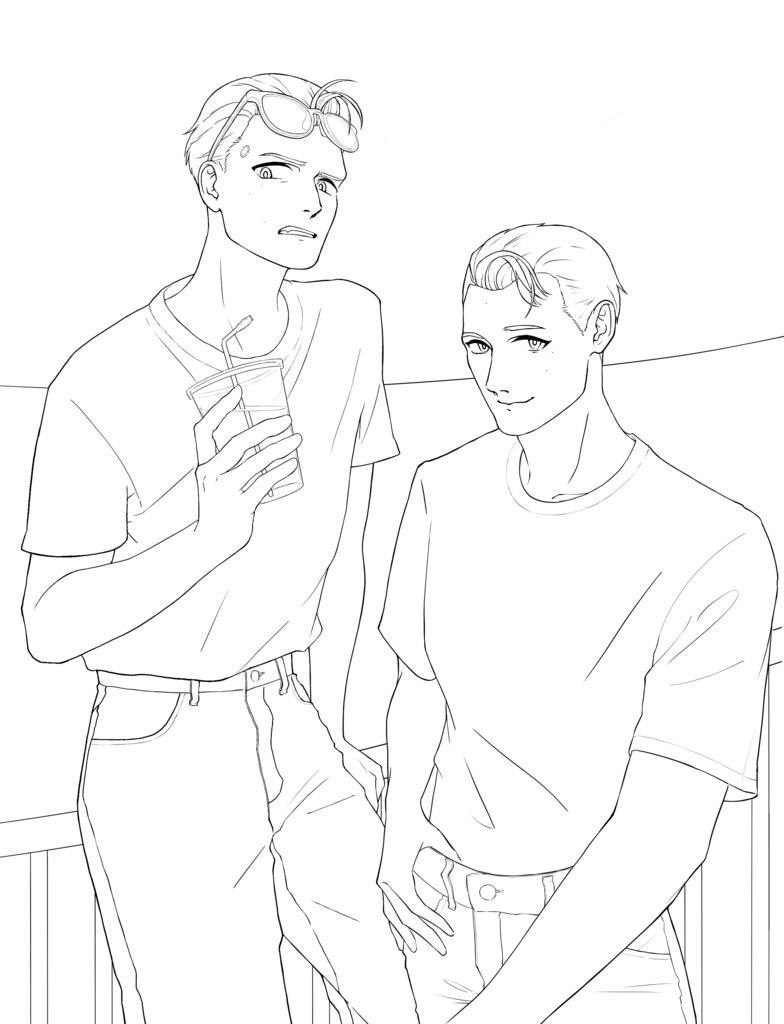 Detroit Become Summer ぬりえ(RK1600)