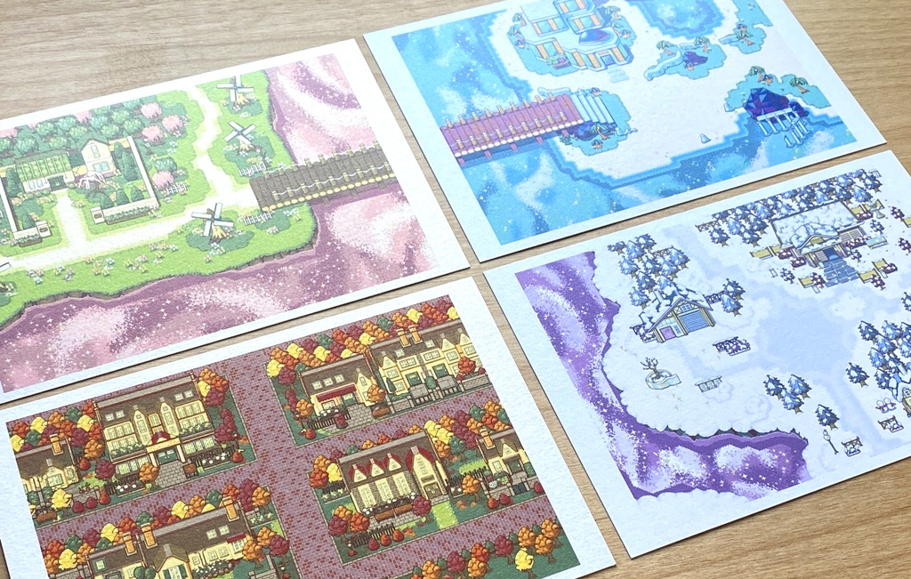 【あいさつの星】MAPポストカード