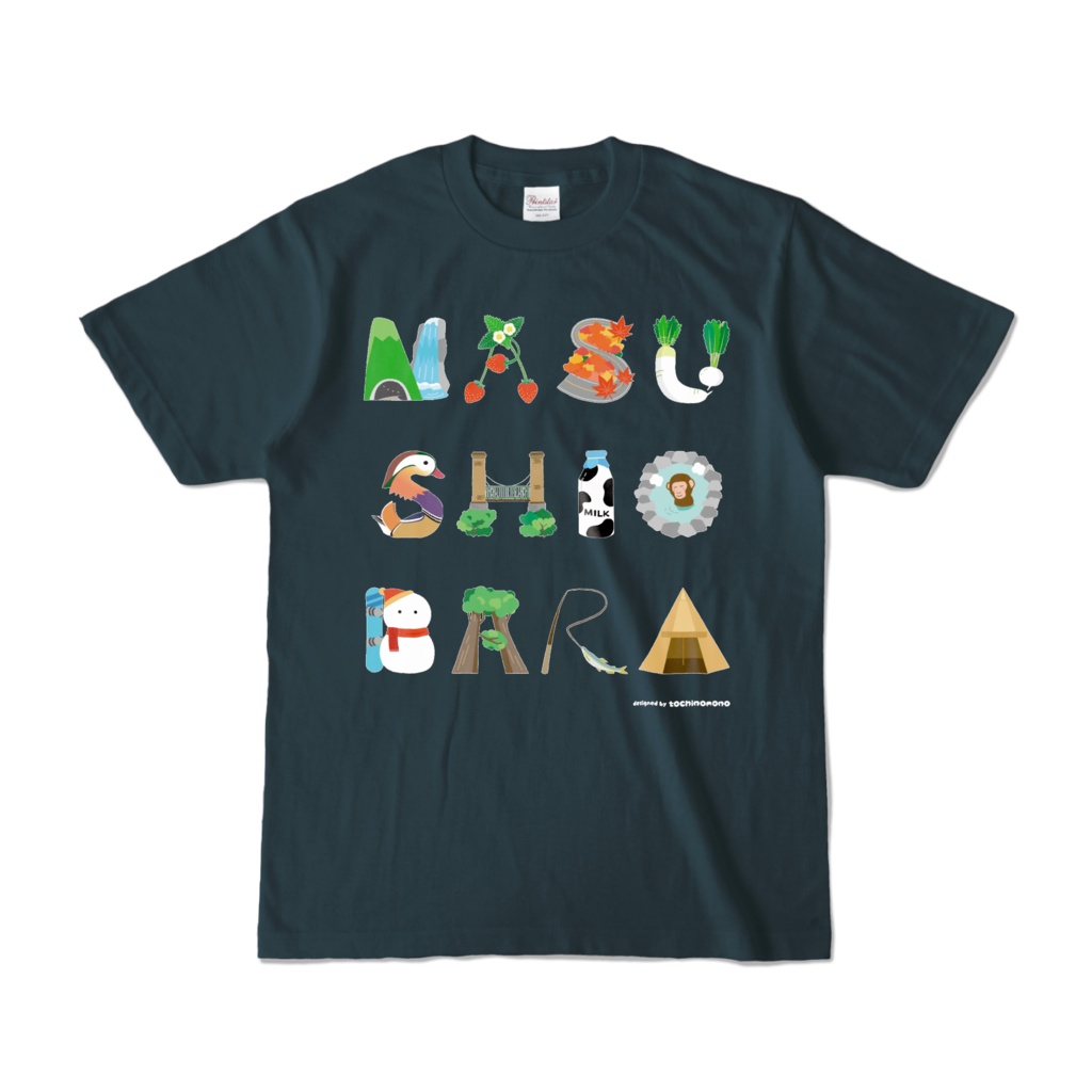 NASUSHIOBARAアルファベット【Tシャツ】