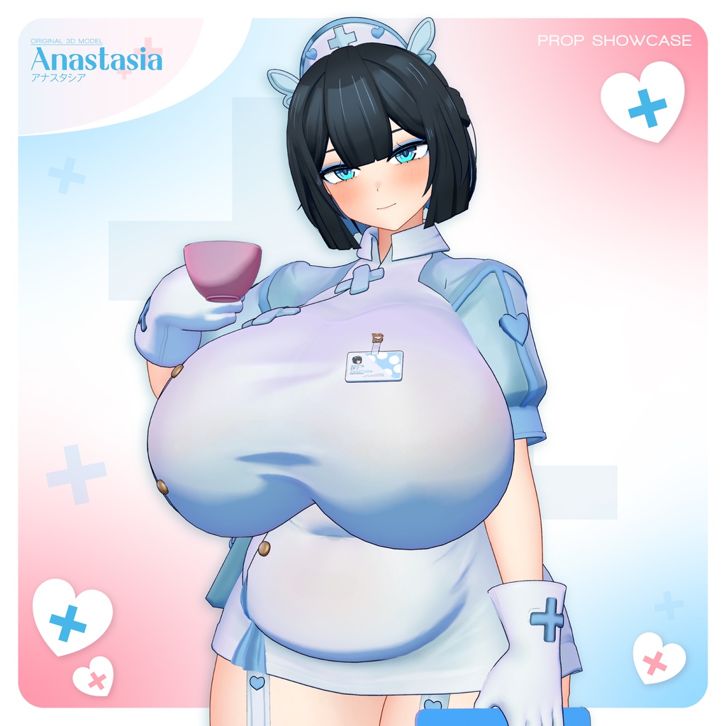 オリジナル3Dモデル「アナスタシア」~ANASTASIA~ VRC+VRM+Warudo対応