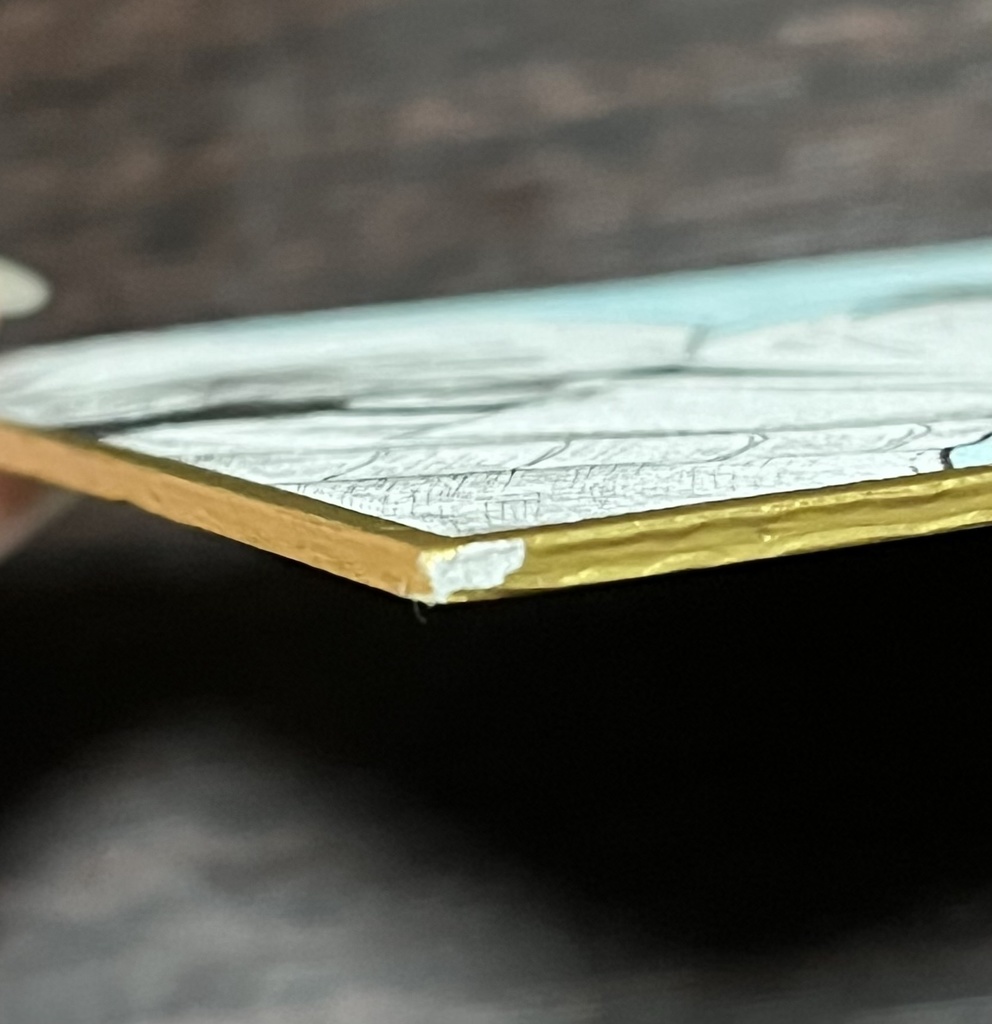 【訳アリ】創作イラスト アナログ原画 豆色紙