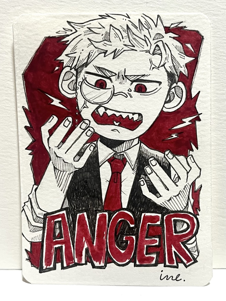 創作イラスト 《 ANGER 》