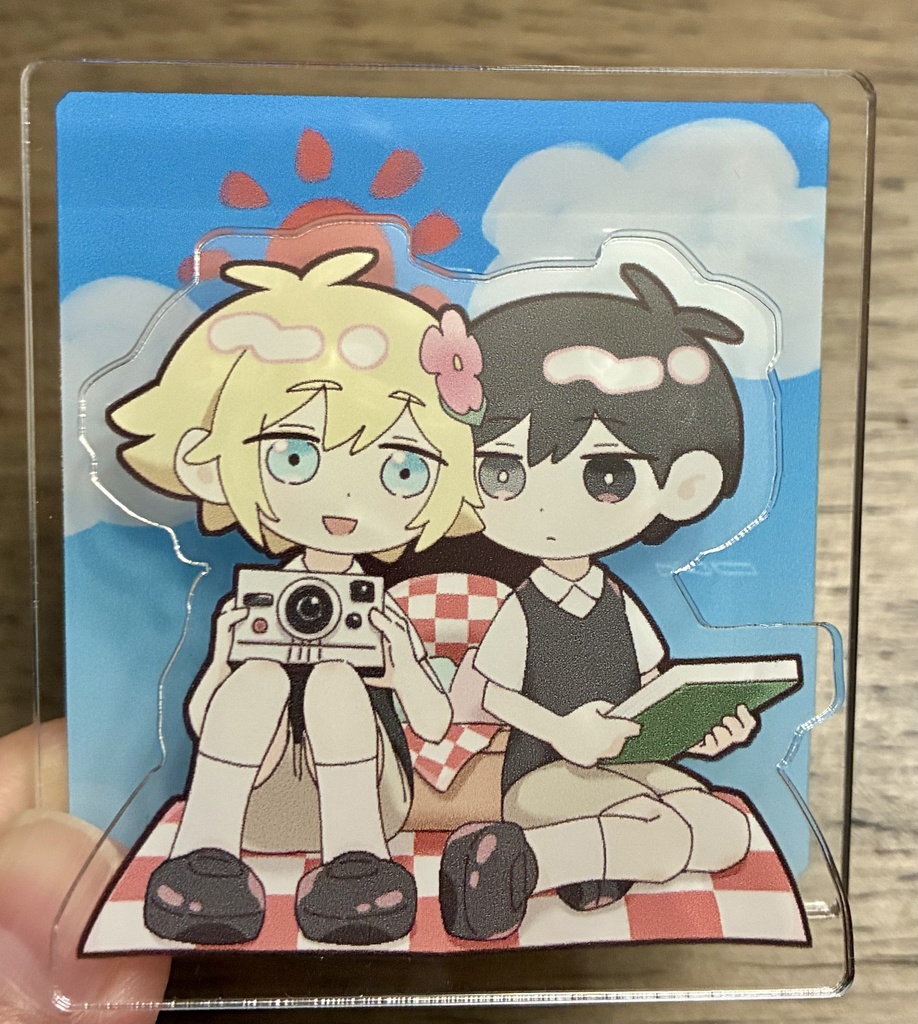 バジサニ アクリルメモスタンド