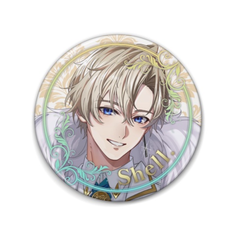 しぇる。８周年記念缶バッチ コテキャver.