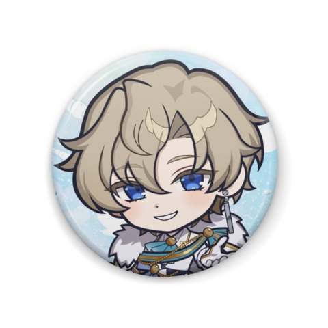 しぇる。８周年記念缶バッチ ミニキャラ通常ver.