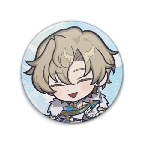 しぇる。８周年記念缶バッチ ミニキャラ笑顔ver.