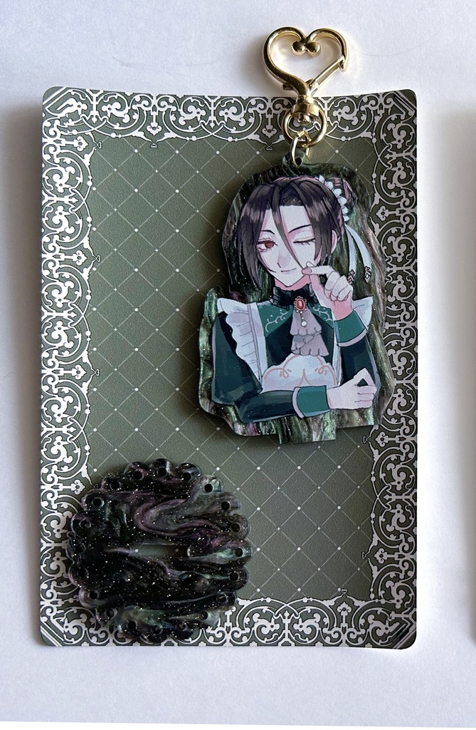 メイドシャイロックアクリルスタンドキーホルダー