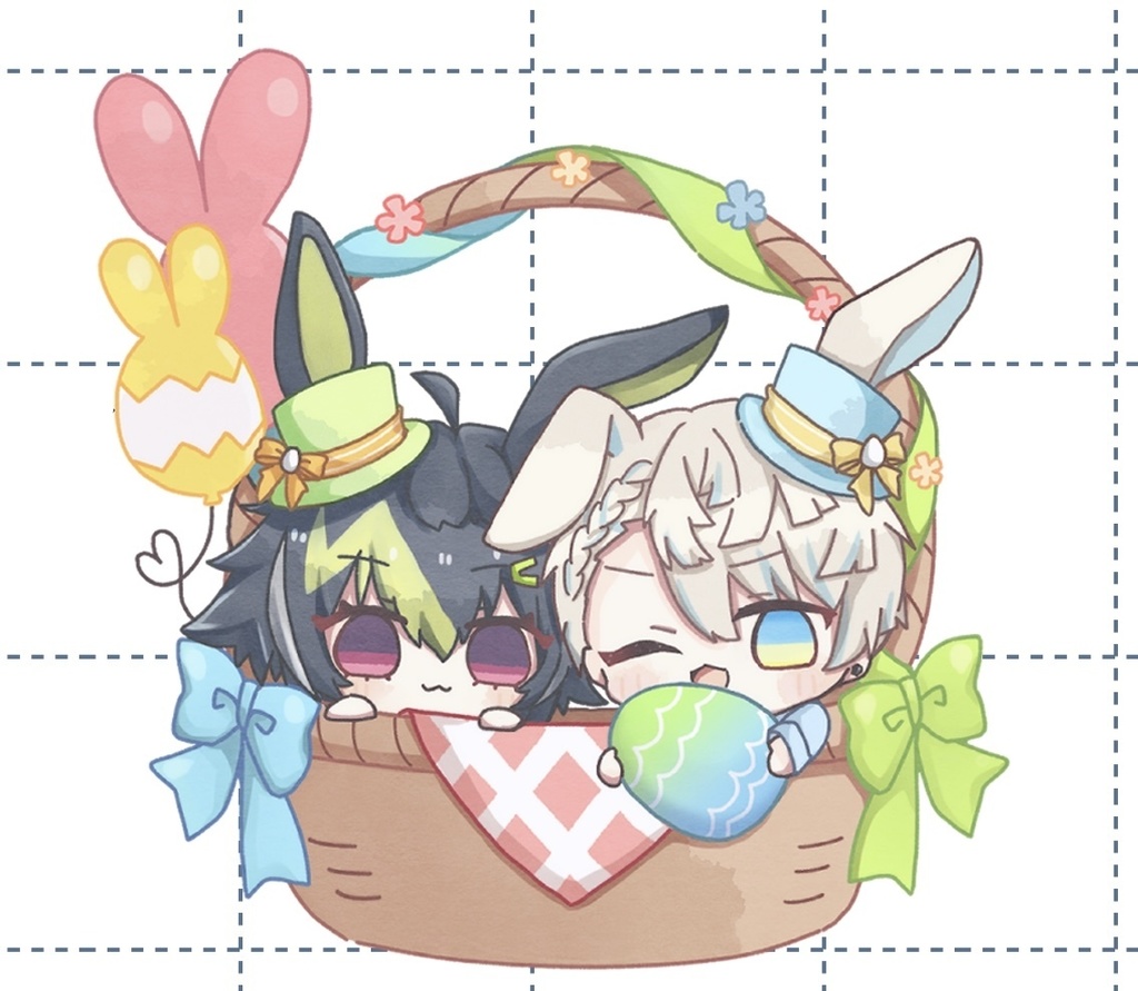 ざぶぅんイースターバニーアクリルスタンド