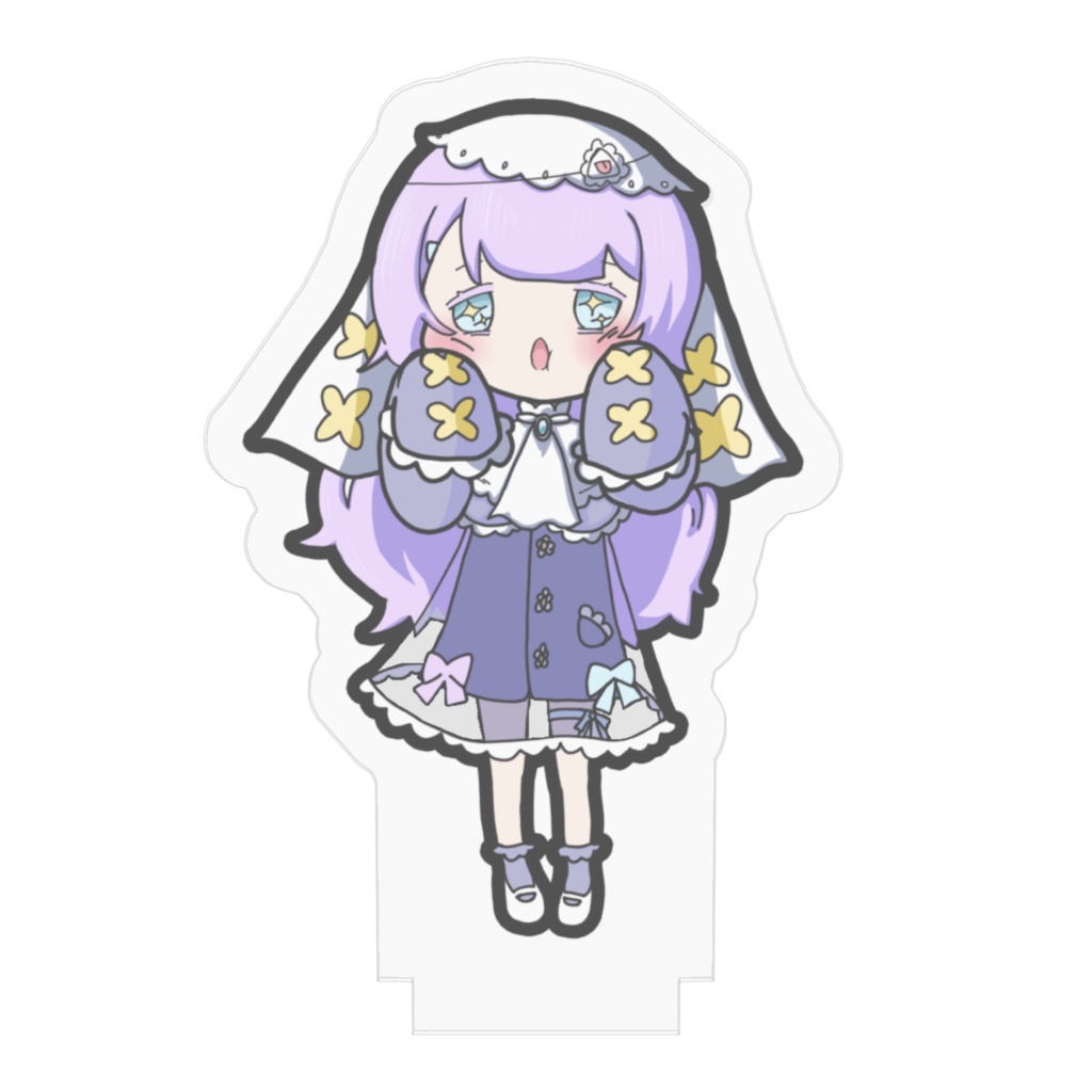 【七不思うらめ】アクリルフィギュア おめめキラキラver.