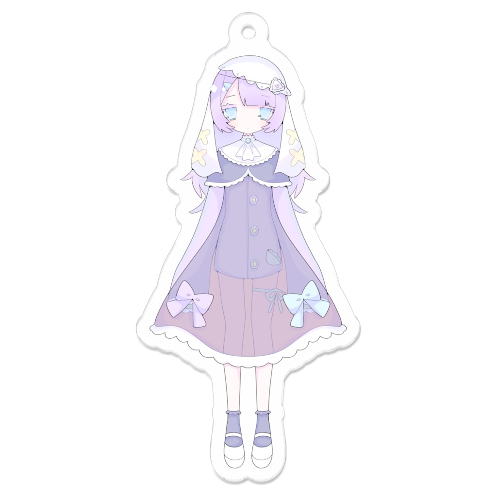 【七不思うらめ】アクリルキーホルダー 立ち絵ver.