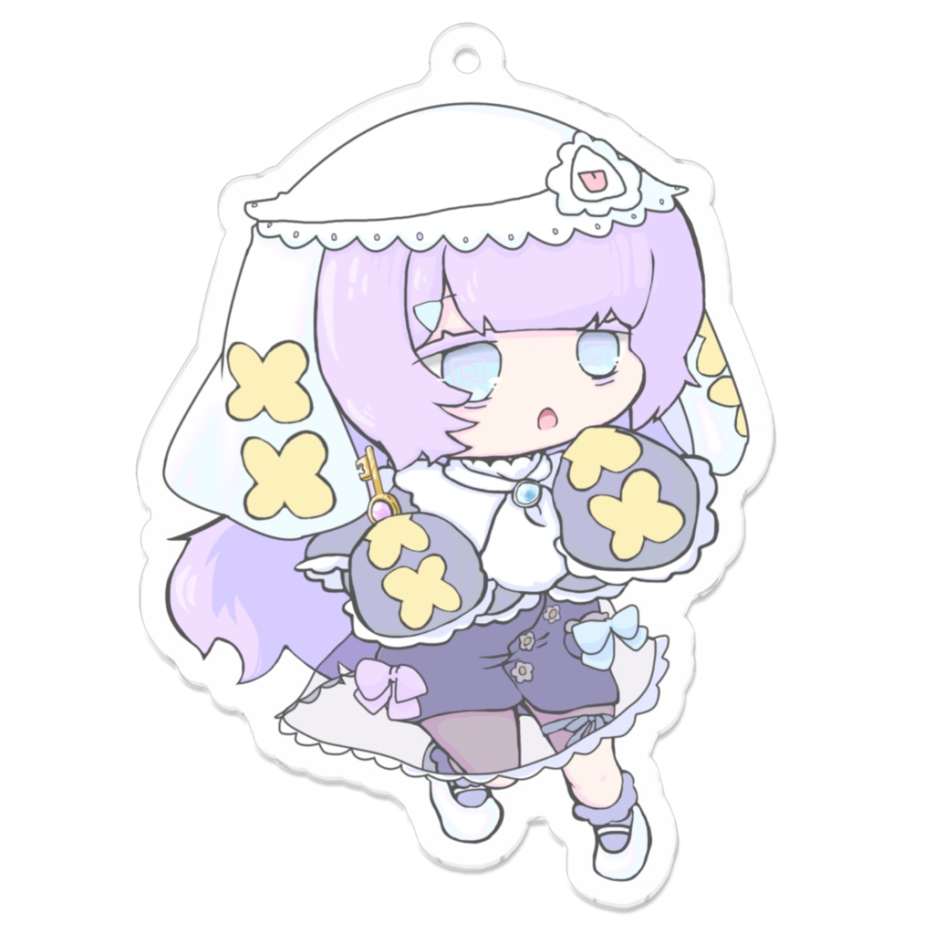 【七不思うらめ】アクリルキーホルダー ゆるゆる調査ver.