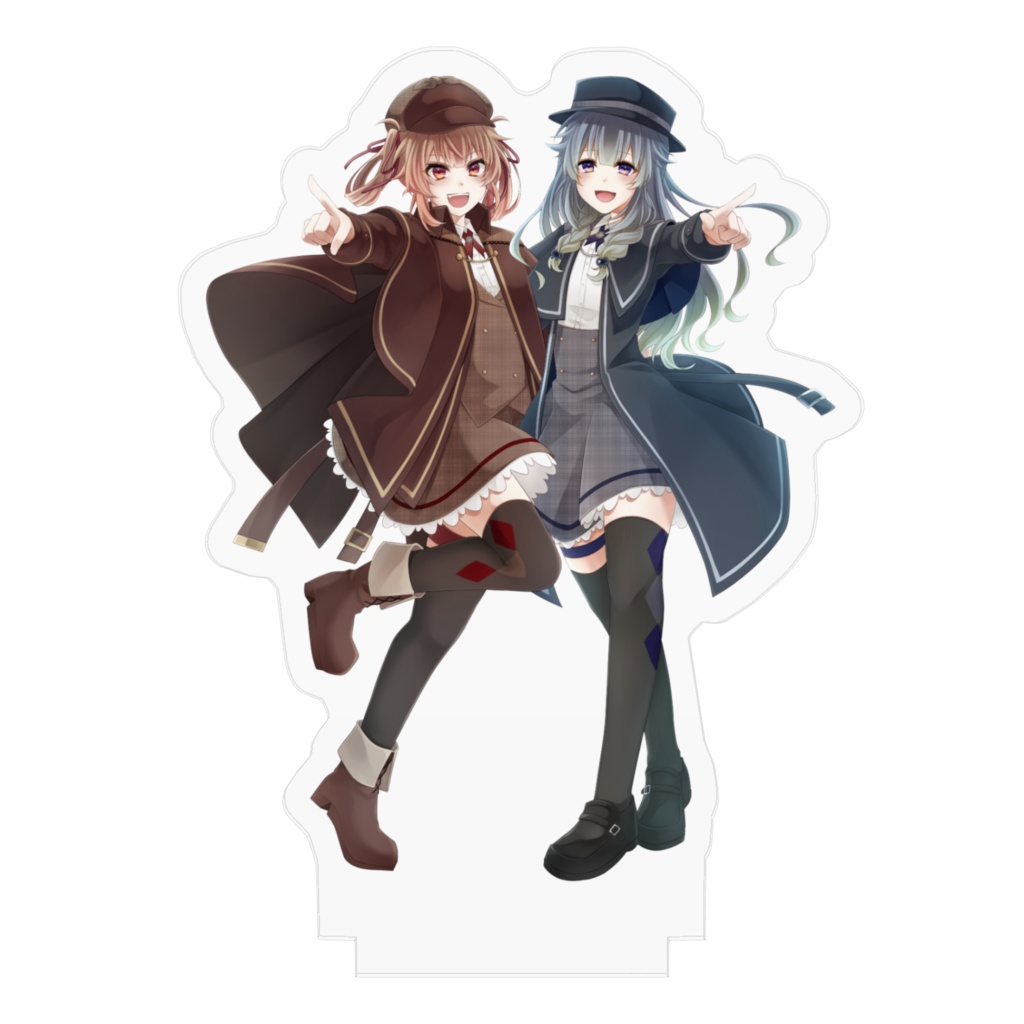 メインビジュアルアクリルスタンドフィギュア_あさよる探偵事務所