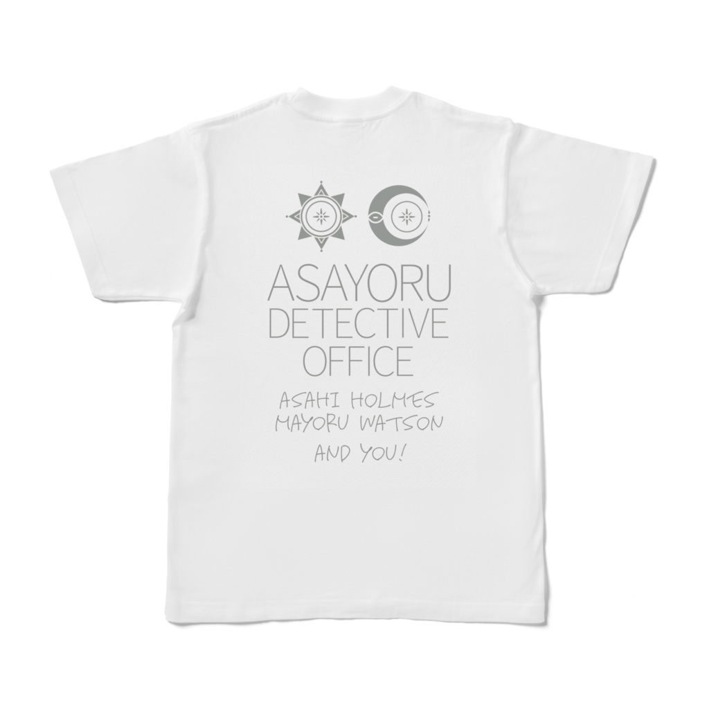 「ASAYORU」Tシャツ_あさよる探偵事務所