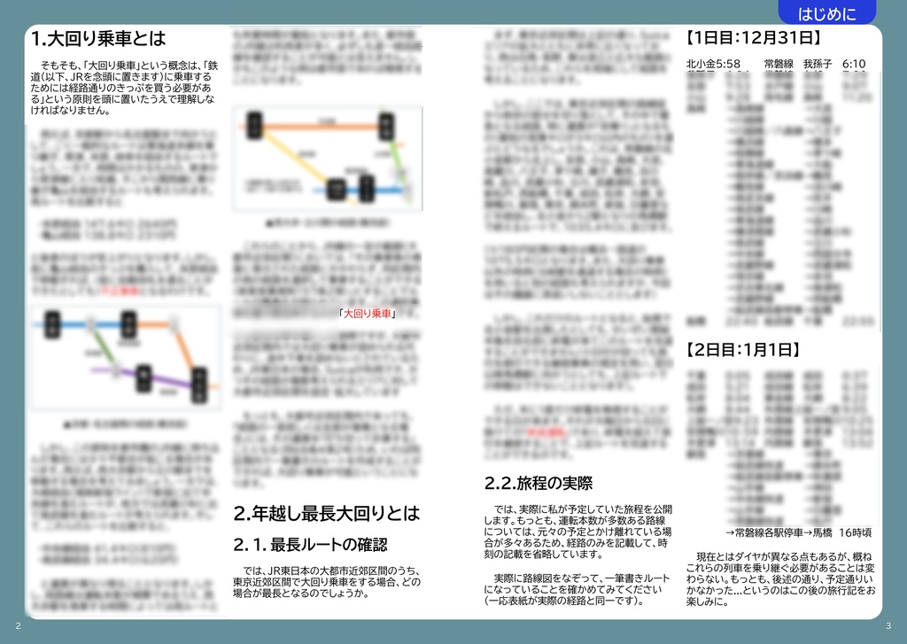 年越し最長大回り実録