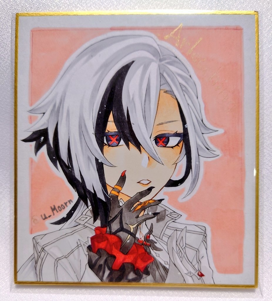 【原神】手描きミニ色紙