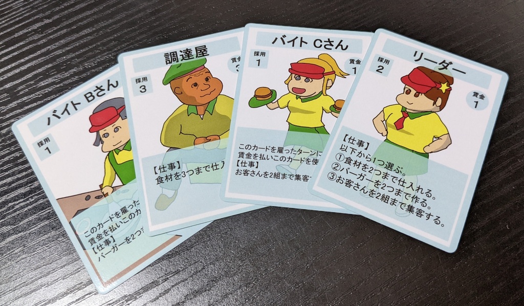 【ボードゲーム】BURGER RUSH ! (バーガーラッシュ!)