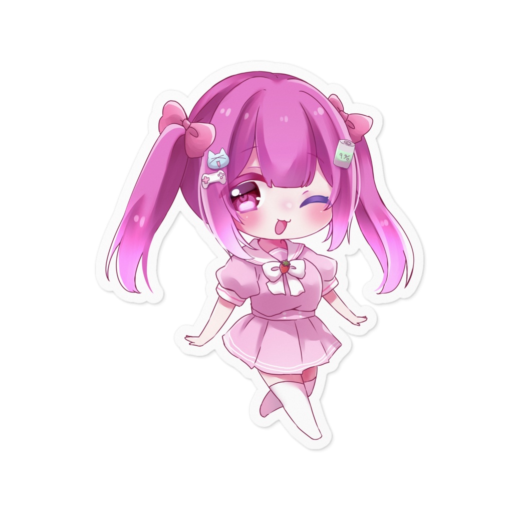 ましろとお出かけステッカー