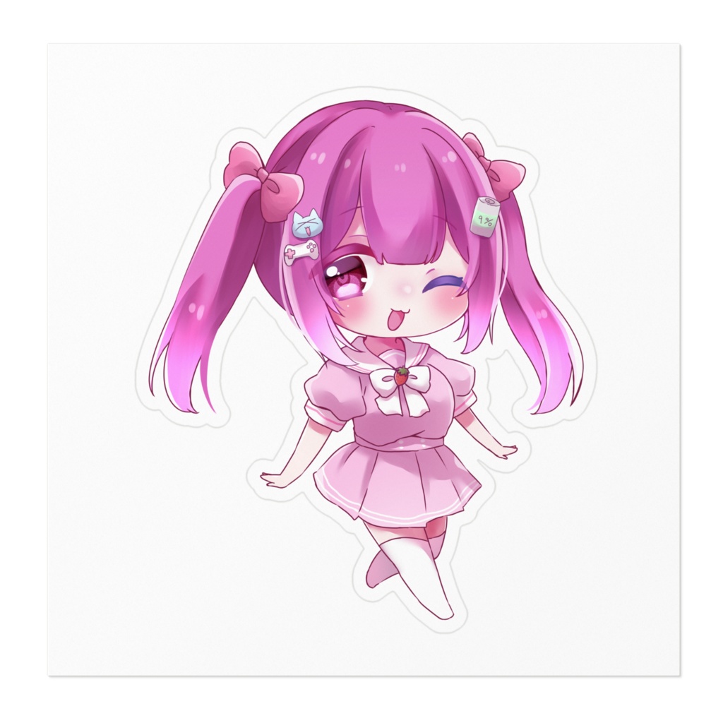 ましろとお出かけステッカー