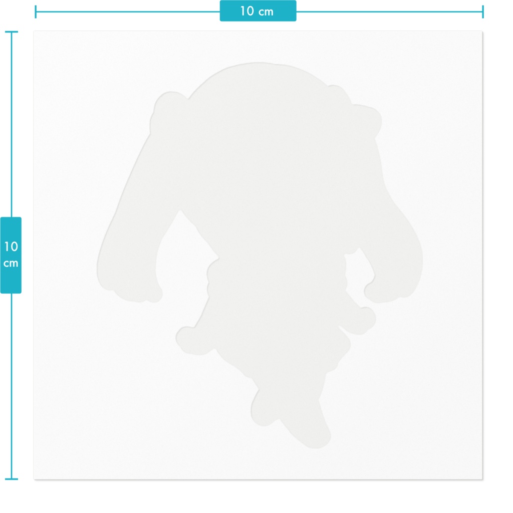 ましろとお出かけステッカー