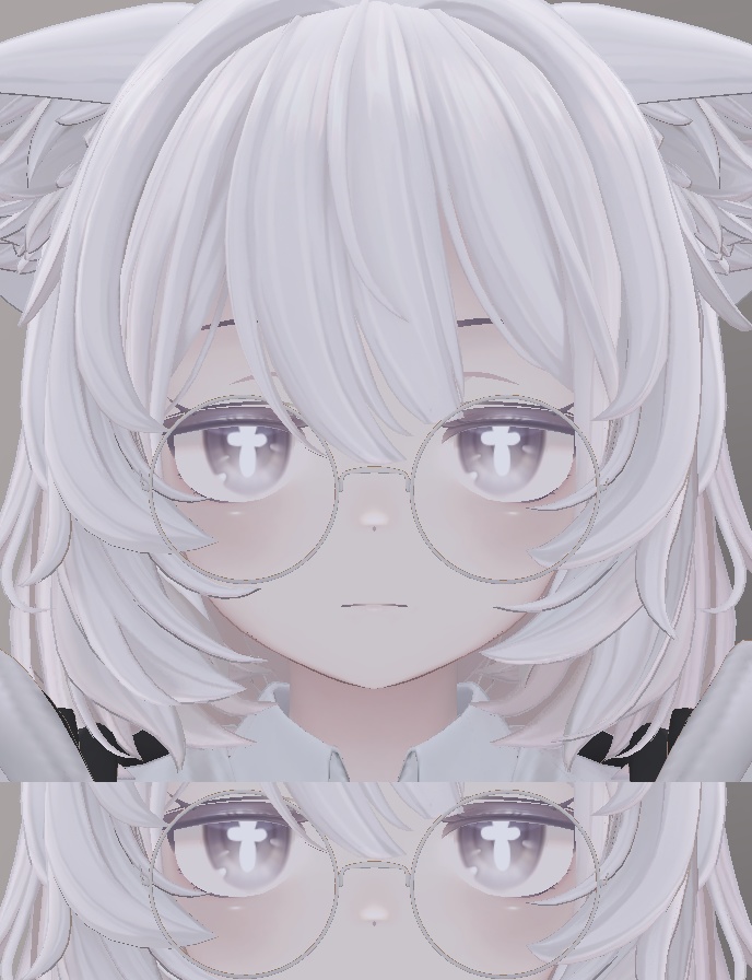 瞳孔テクスチャ「花様の十字」[#Emmelie3D 対応][Free]